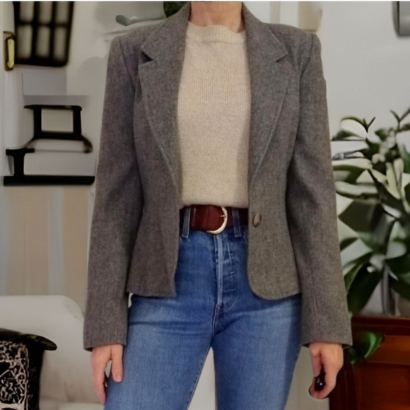 Vtg Wool 2-Piece Suit - Picture 7 of 12